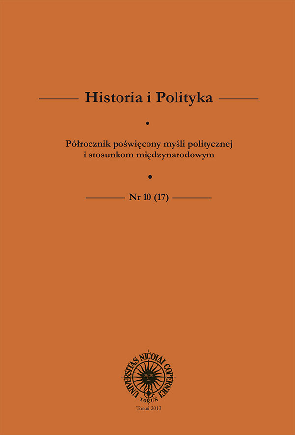 Joanna Sanecka Tyczyńska Civic State and Political Community Study on Political Thought of Law and Justice Publisher of Maria Curie-Skłodowska University of Lublin 2011, pp. 302 Cover Image