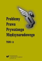 Liability for damages resulting from acta iure imperii in the Polish Private International Law Act of 2011 Cover Image