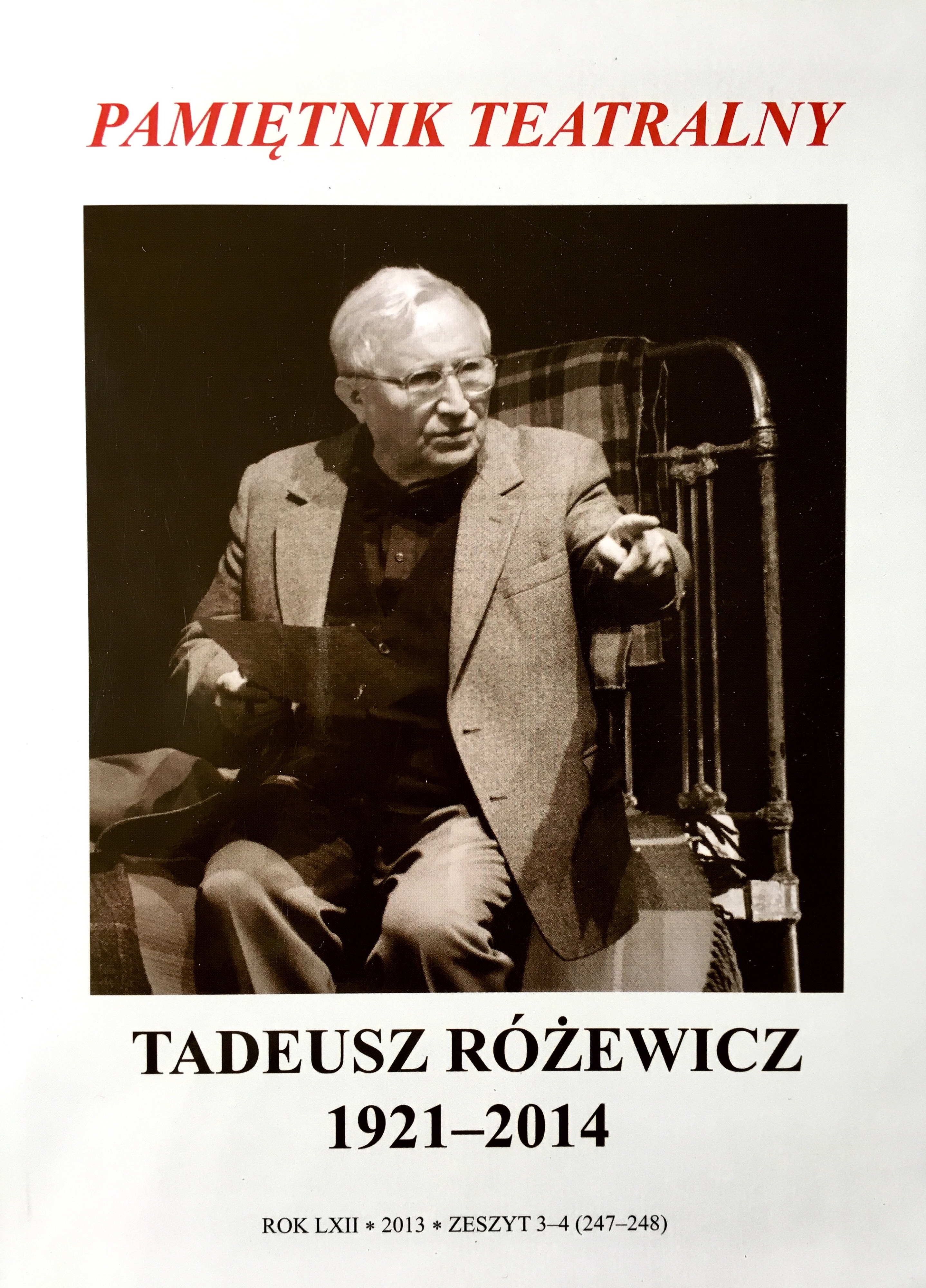 "The Index Card" by Tadeusz Różewicz on the Stages of Puppet Theatres Cover Image