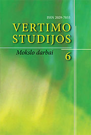 TRANSLATING FROM LITHUANIAN INTO ITALIAN: FIVE YEARS AFTER TURIN 2007 Cover Image