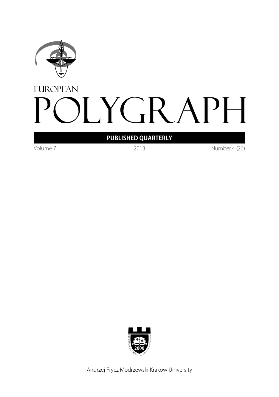 History of Polygraph Examinations in Poland Cover Image