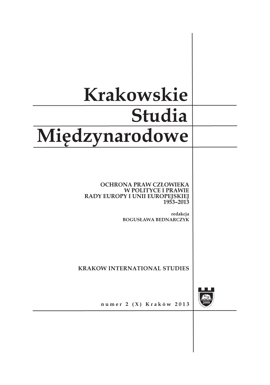 The first lady of journalism at the Andrzej Frycz Modrzewski Krakow University Cover Image