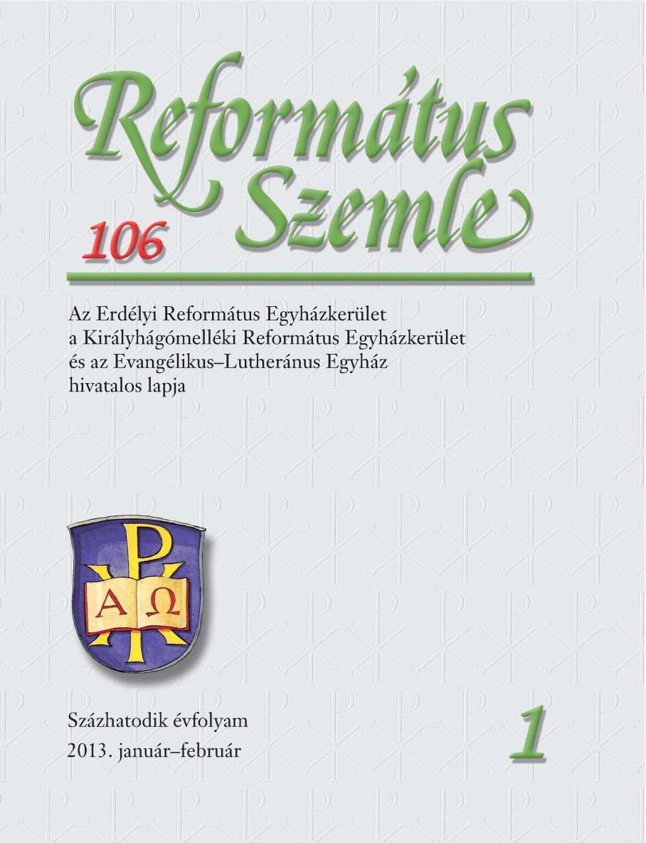 Assessment of Levente Tóth’s Doctoral Thesis: Reformed Church and Nobility in Udvarhelyszék (16th–19th Centuries) Cover Image