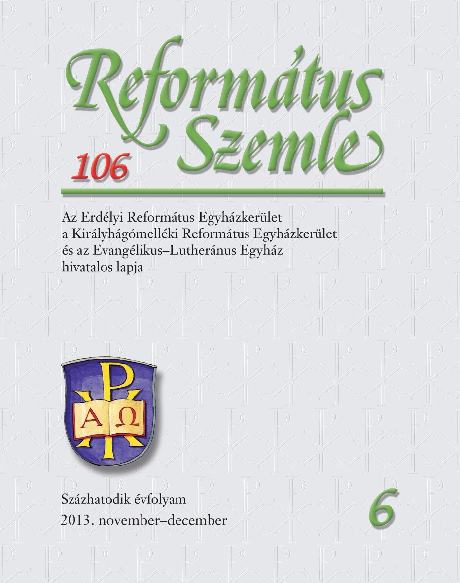 About the History of Confirmation Catechisms throughout the Királyhágómellék Reformed Church District Cover Image