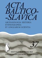 Observations on the Polish lexis in Lithuania on the borderland of Lithuania, Latvia and Belarus Cover Image