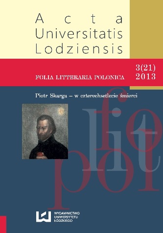 What did the Jesuit know about God’s Messengers? Angelic Motives in the Writings of Piotr Skarga Cover Image