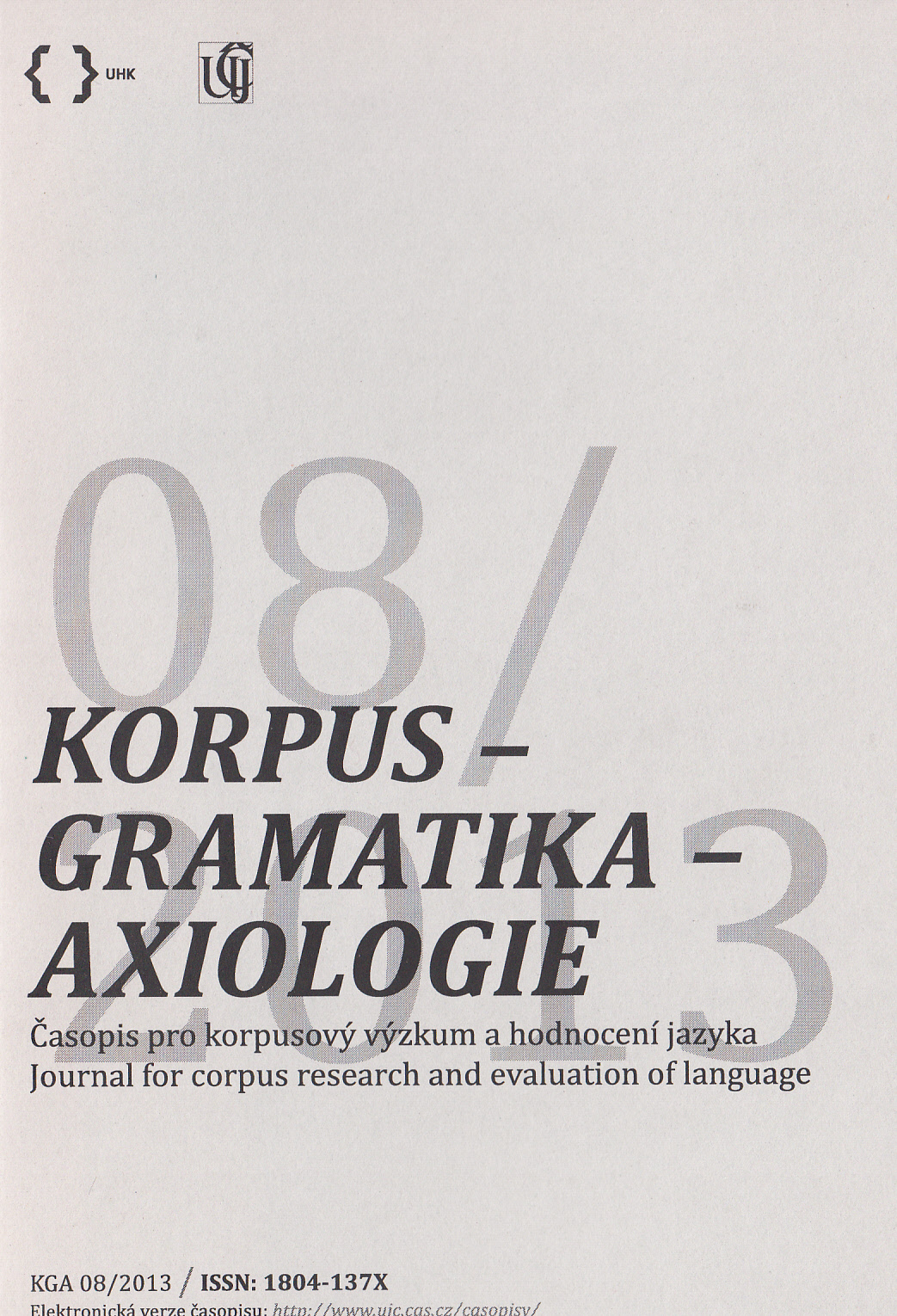 Gramatika a korpus 2012: 4. mezinárodní   konference Cover Image