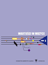 The specificity of the music folklore of the Silesian Beskid and its transformations nowadays. An example of Trójwieś Cover Image