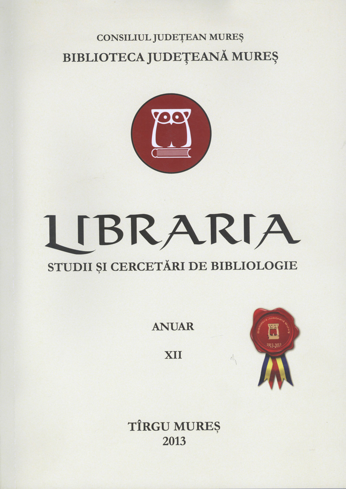 Liliana Moldovan, Paşi prin Bibliosferă: interviuri, vol. 1, Colecţia Biblioteconomie, Cluj-Napoca, Editura Ecou Transilvan, 2013, 234 p.