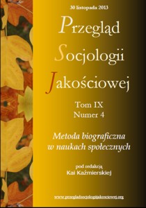 Application of Biographical Analysis in Research on Constructing the Image of the Past in the Biography. Based on an Example of Sociological Compariso Cover Image