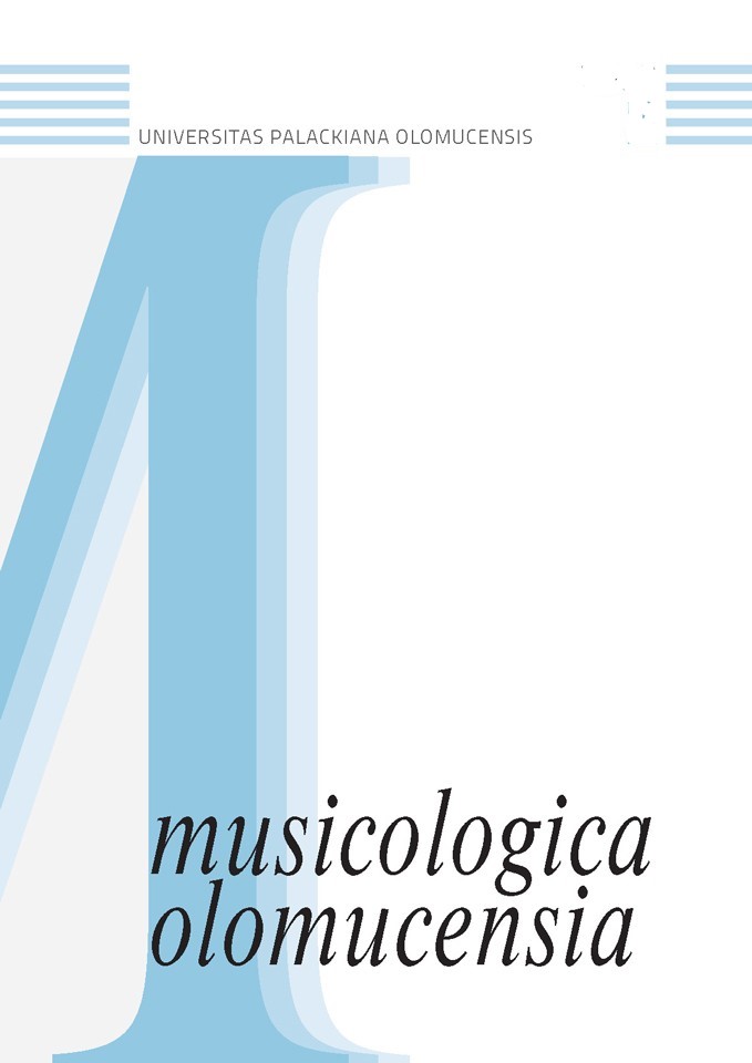 Czech and German music societies in Olomouc from 1918 to 1939 Cover Image