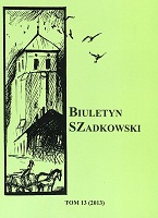 The religious and moral condition of the roman-catholic parish of Szadek in the second half of the 18th century. Places of worship, priests, parishion Cover Image