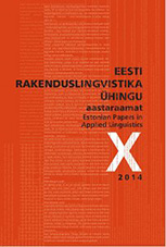 ON SECONDARY USE OF GRAMMATICAL CATEGORIES: RUSSIAN AND ESTONIAN TENSE FORMS Cover Image
