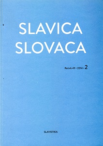 The Latest Knowledge about Slovak Ethnography Cover Image