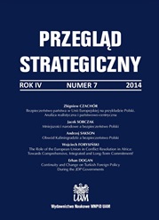 Role of Special Forces in Defence System of Republic of Poland Cover Image