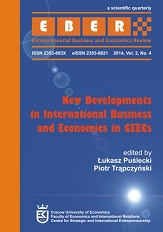 Editorial: New Developments in International Business and Economics in CEECs Cover Image