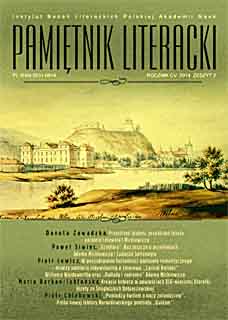 Unreal End of the 19th Century. A review: E. Paczoska, Prawdziwy koniec XIX wieku. Śladami nowoczesności. (Warszawa 2010)   Cover Image