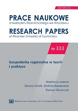 The assessment of relations between smart growth and resilience to economic crisis in regional perspective – research review Cover Image