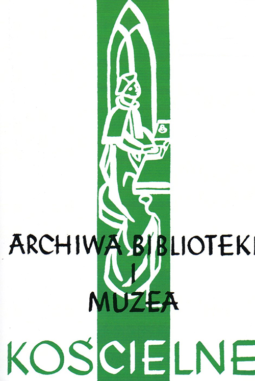 The book collection of the Bernardine Monastery in Kadyny in the Elbląg Library Cover Image