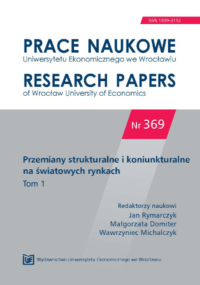 Technological intensity of Polish foreign trade in the perspective of the concept of economic security. The case of low-tech sectors in the period 200 Cover Image