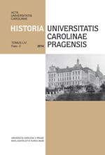 “Suppositio ‘universalia realia sunt ponenda’ est admittenda”. Nominalism and Realism at the Prague University in Late Middle Ages in the Light of an Anonymous Tract on Logic Written in 1394–1397 Cover Image