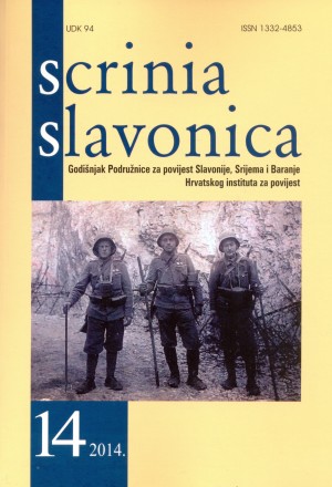 Deployment of UNPROFOR and (un)achieved demilitarisation in the occupied territories of Western Slavonia in 1992 Cover Image