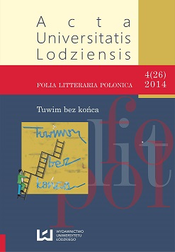 Tuwim’s Wedge: “Survival Strategies” of a Polish-Jewish Poet Cover Image