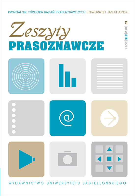 Mediatization and the development of political parties communication channels
in Poland Cover Image