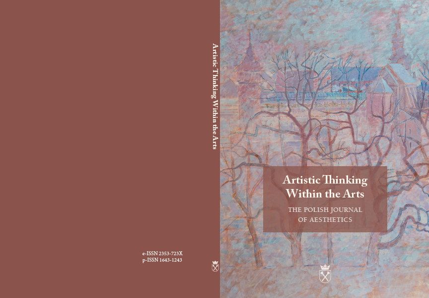 The Category of Artistic Thinking and the Conception of Roman Ingarden’s Aesthetic Situation Cover Image