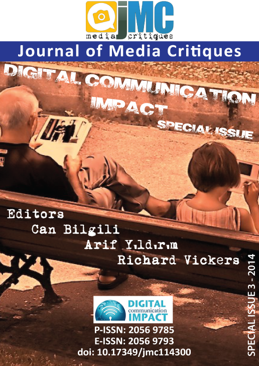 THE RELATION BETWEEN THE VIRTUAL SPHERE AND THE VIRTUAL SPHERE OF ARTS IN THE DIGITAL COMMUNICATON ERA Cover Image