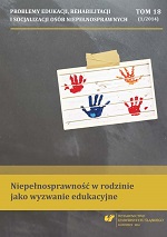 Supporting parents of children with disability in the school environment – a case of good practice from Zielona Góra Cover Image