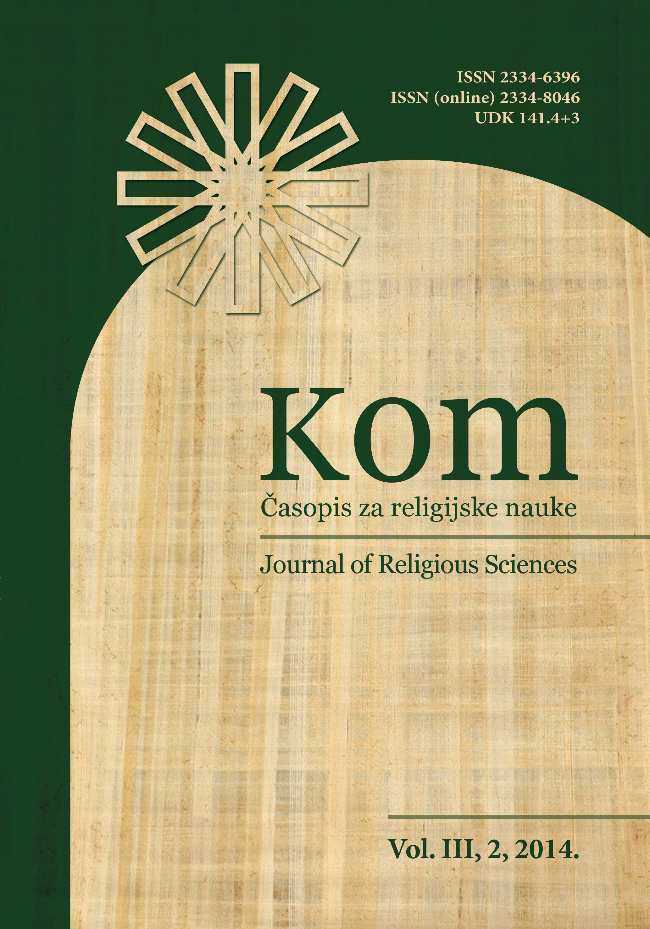 Doctrinal Gnosis in Islam; Position and Significance Cover Image