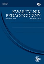 The publications of Bogdan Nawroczyński (1882–1974) in “The Pedagogical Quarterly” Cover Image