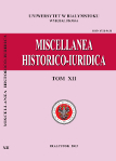 Political  Conditions  of  Inheritance  Law. Works on  Amendments  to Polish Inheritance Law in the Period 1947–1964 Cover Image