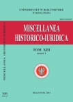 The research on the history of legislative technique in Europe of the Middle Ages and in modern times Cover Image