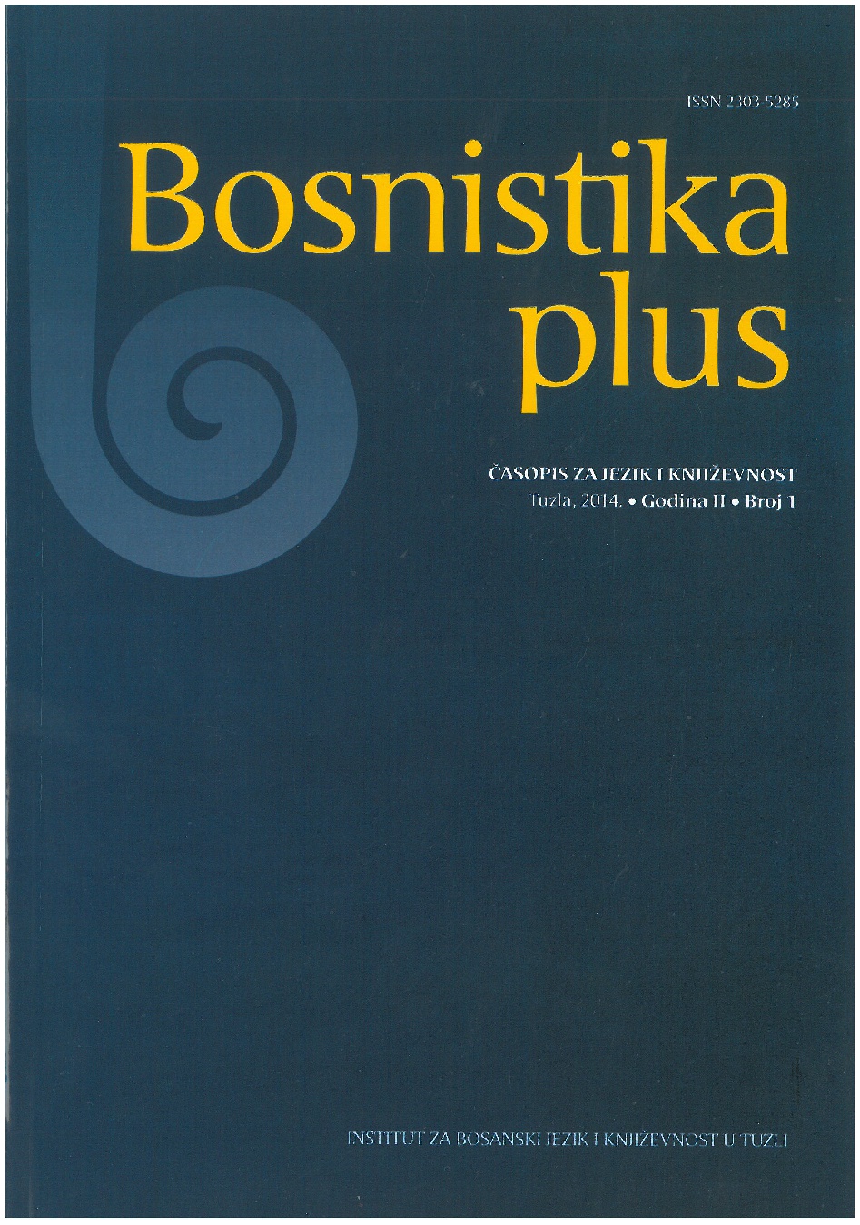 I Compose Prayers in a Verse (One Poem of M. Ć. Ćatić and One Poem of T. Ujević) Cover Image