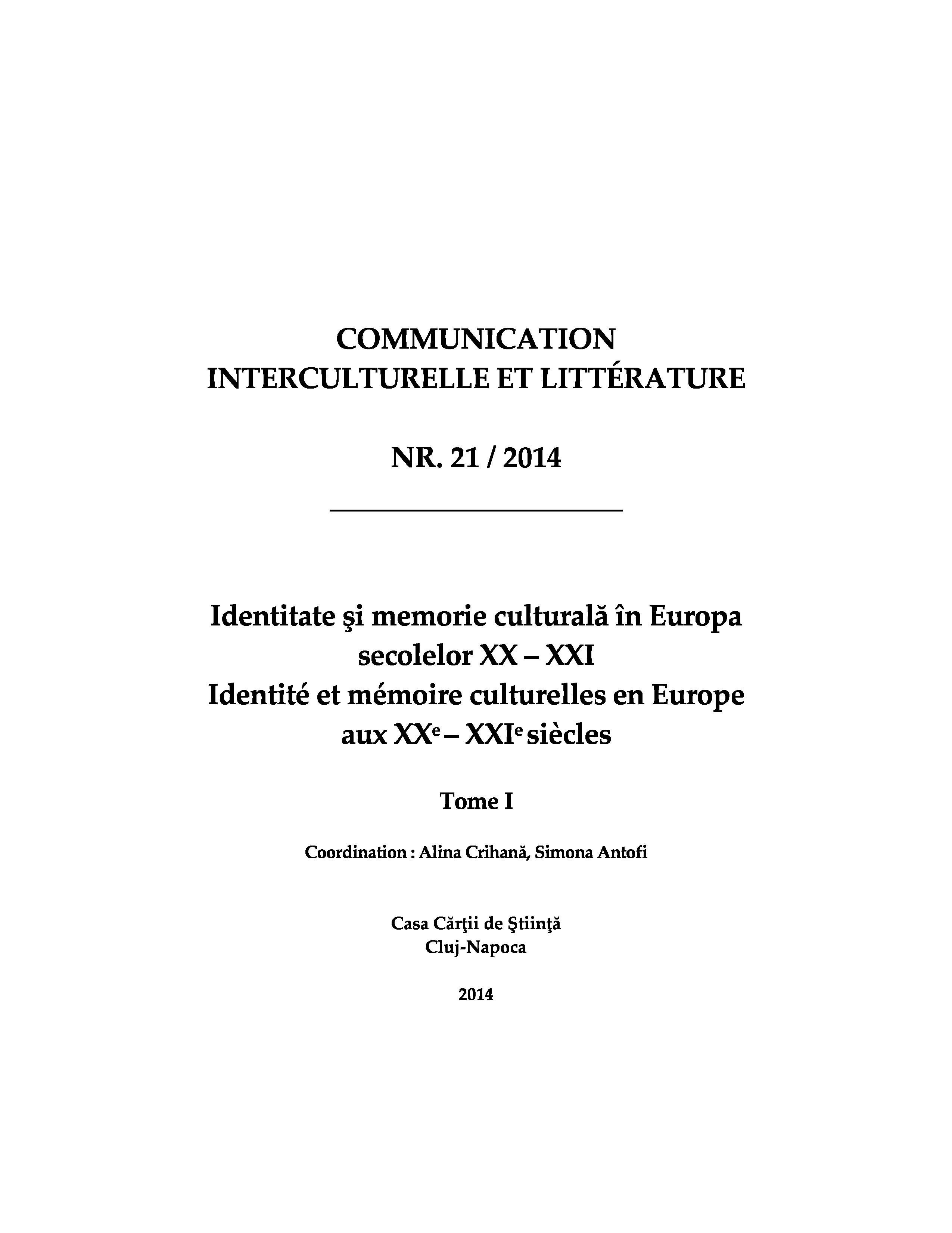 Matei Vişniec, une conscience éthique. Cafeneaua Pas-Parol – l’expression littéraire d’une expérience existentielle: le totalitarisme communiste* Cover Image