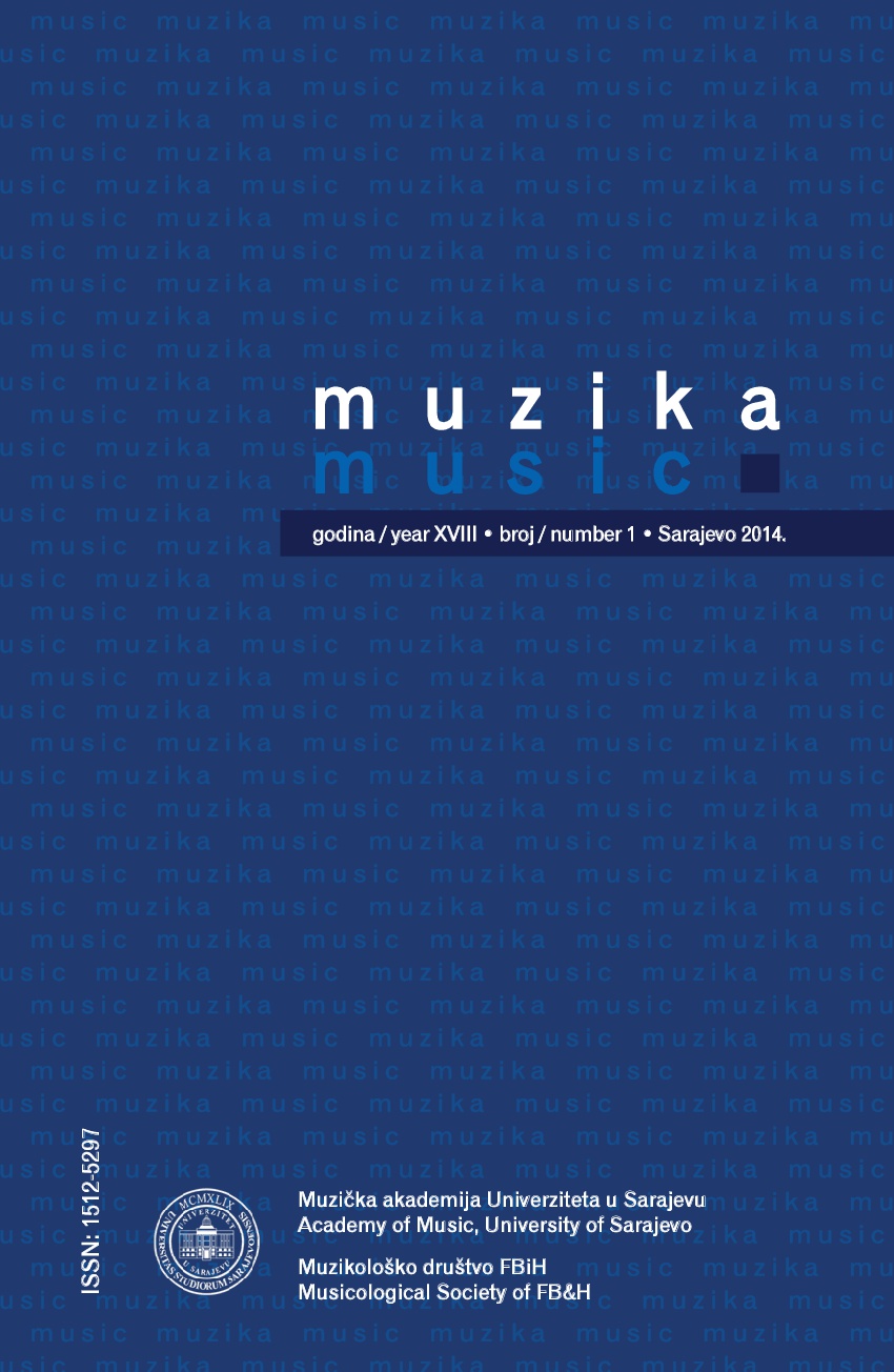 New pieces of choral music by Bosnian authors Cover Image