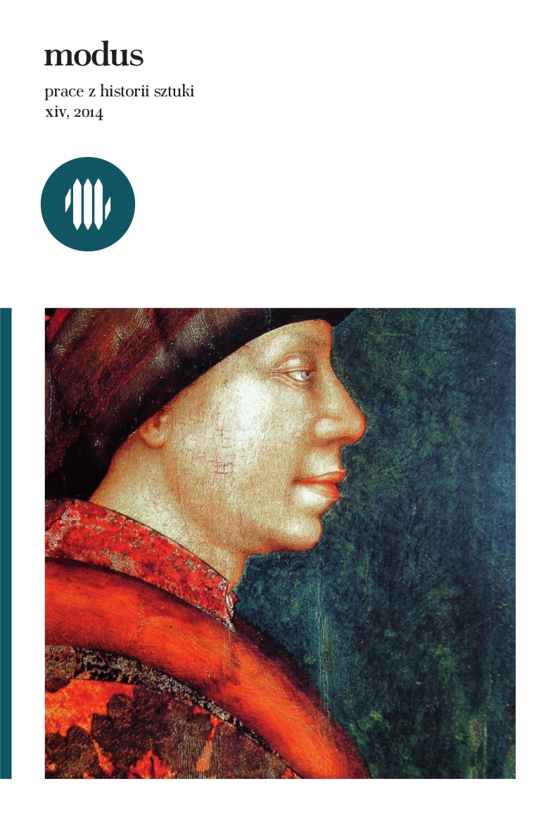 Chronicle of the Institute of Art History at the Jagiellonian University for 2013 Cover Image