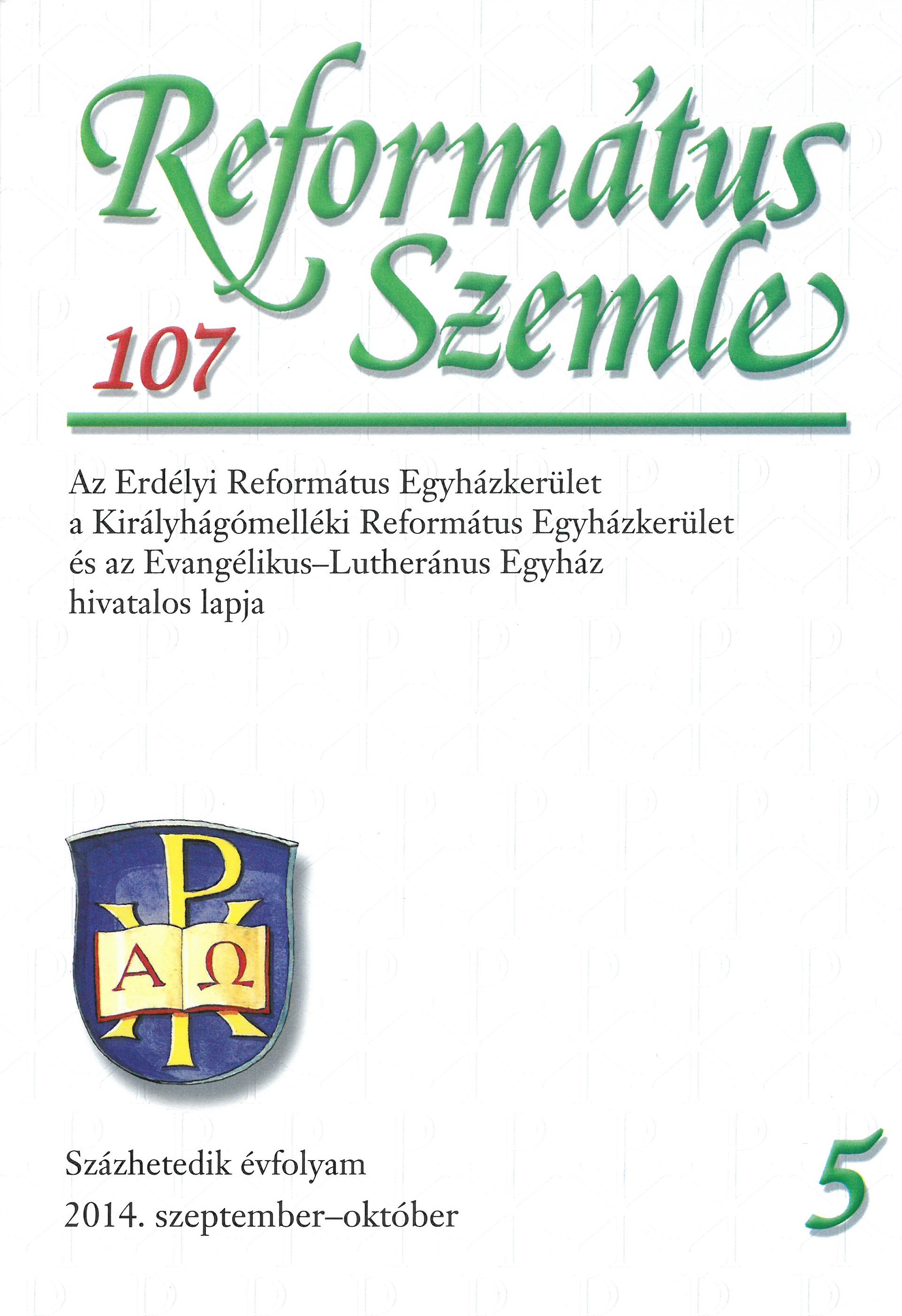 Is there a Need for Anti-Semitism in the (Hungarian Reformed) Church? Cover Image