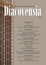 FUNDAMENTAL-THEOLOGICAL AND DOGMATIC CONTRIBUTIONS IN THE JOURNAL DIACOVENSIA Cover Image