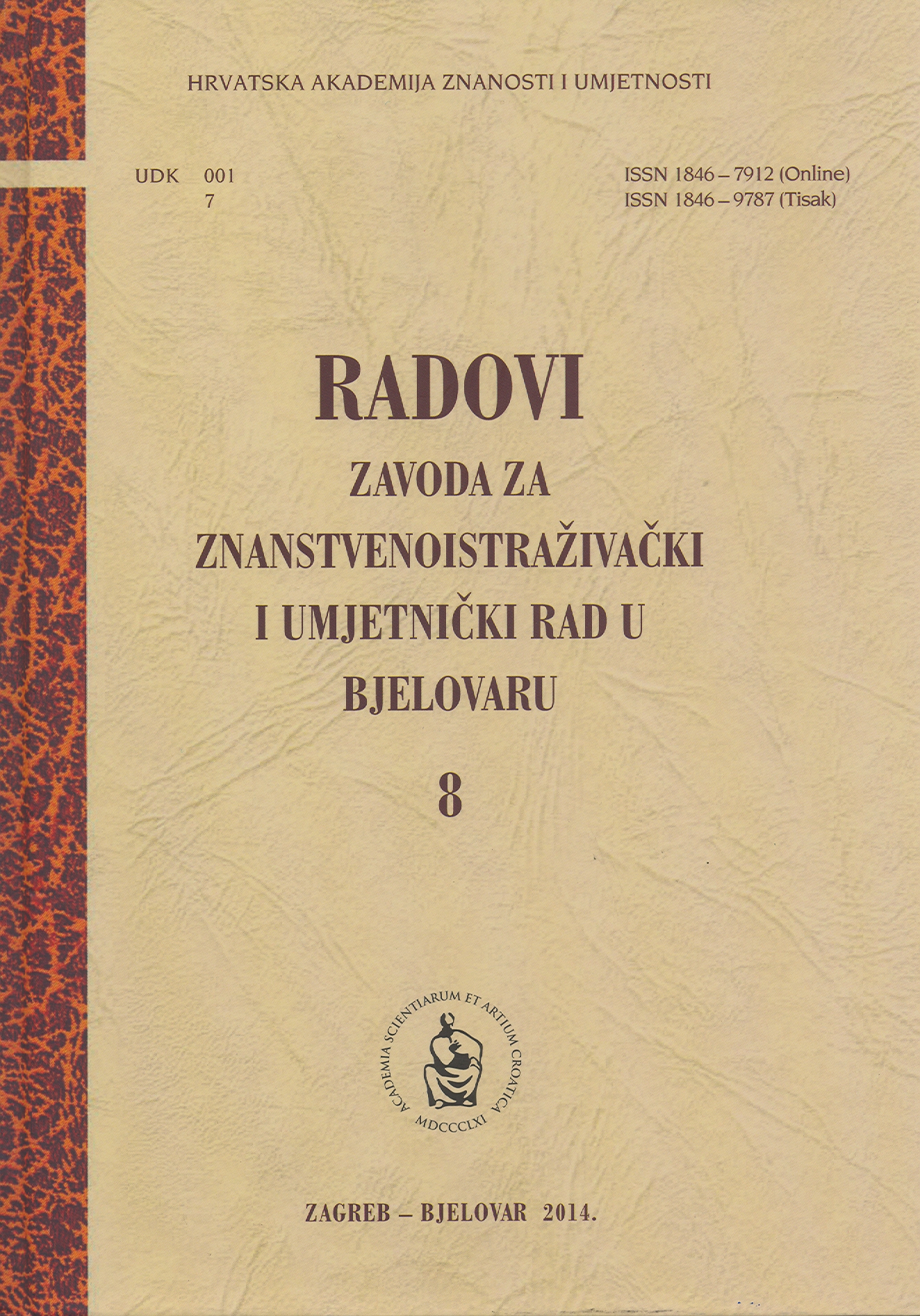 The Demographic Features of the Bjelovar–Bilogora County in the Period Between Censuses 1991–2001 – the Consequences of the War Cover Image