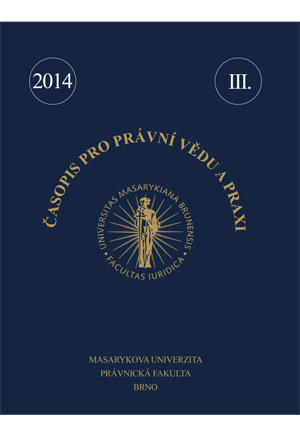 VIII. International Conference Days of Law 2014 Cover Image