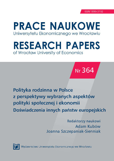 Common task of educational policy and family policy in Poland Cover Image