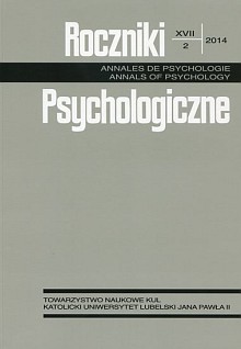 Short measure of personality TIPI-P in a Polish sample Cover Image