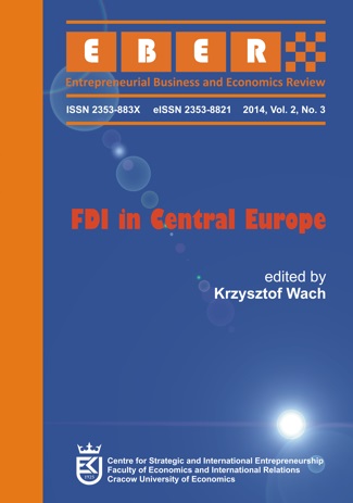 Editorial: FDI in Central Europe Cover Image