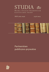 Public‑private partnership as a part of the public procurement system in Poland Cover Image