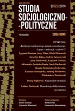 Theoretical Controversies over Phenomenon of Political Apathy of the Polish People. Review of the Book by Lech Szczegóła "Bierność obywateli..." Cover Image