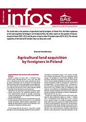 Agricultural land acquisition by foreigners in Poland Cover Image