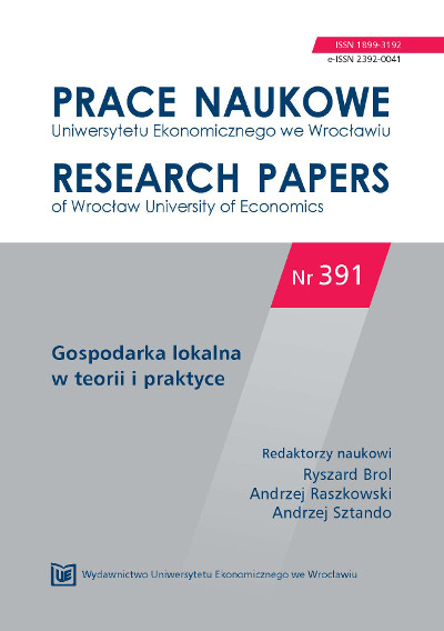 Threats and conflicts in the field of spatial planning in the Wałbrzych Sudeten Landscape Park  Cover Image